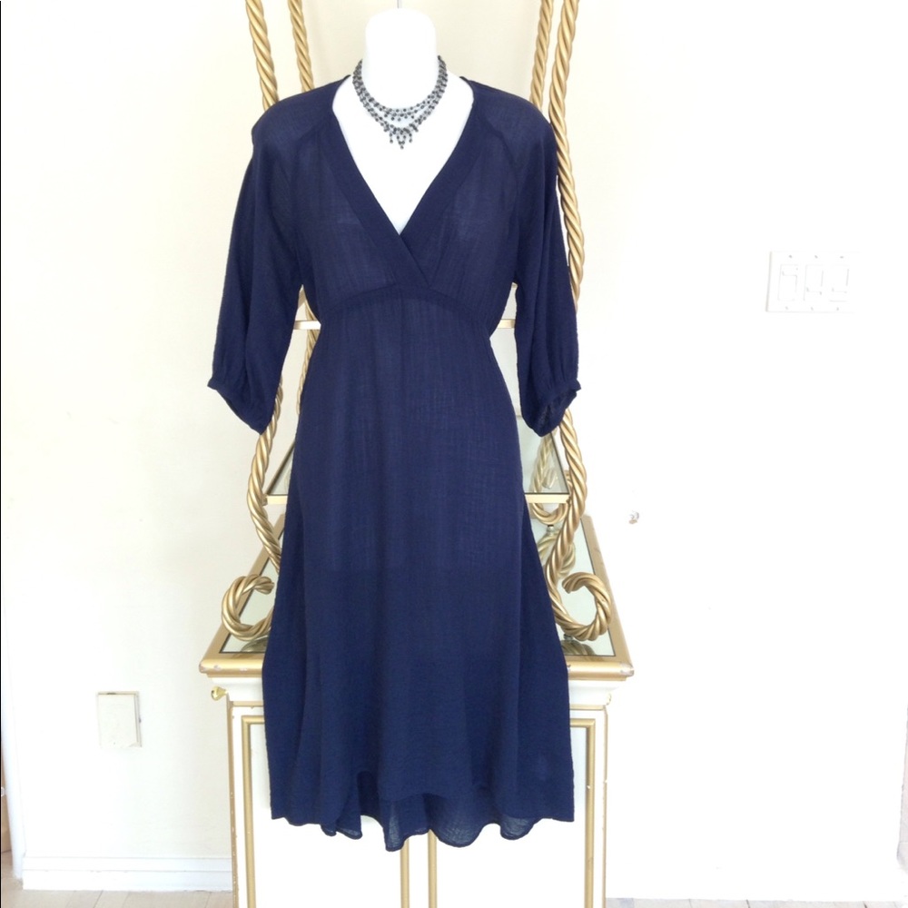 2 for $25 Empire waist semi sheer midi dress